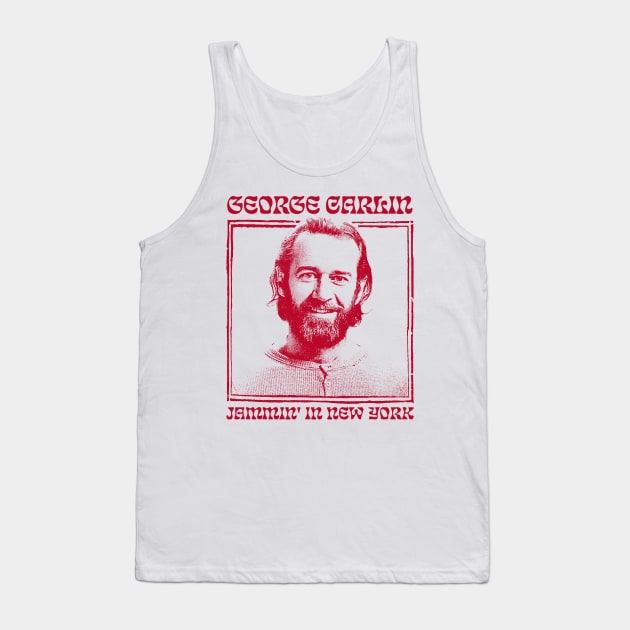 George Carlin / Jammin' In New York Tank Top by DankFutura